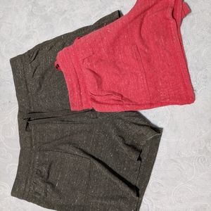 2 pair - sleep lounge shorts